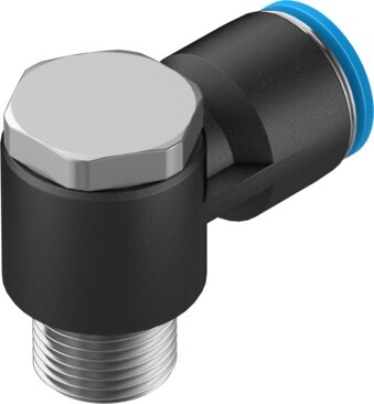 Push-in L-fitting