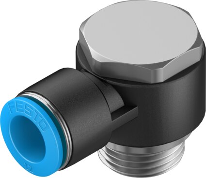 Push-in L-fitting