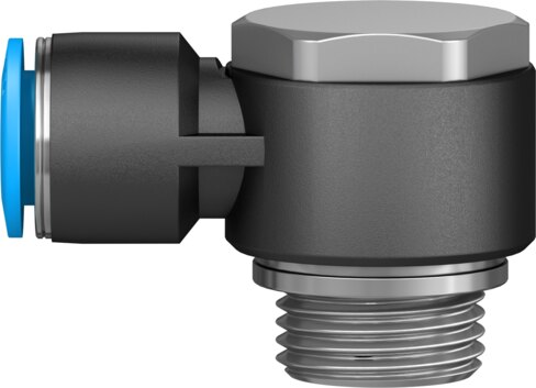 Push-in L-fitting
