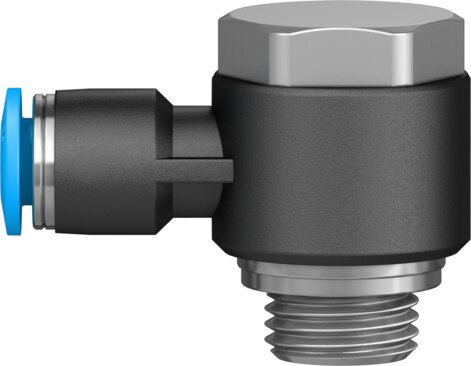 Push-in L-fitting