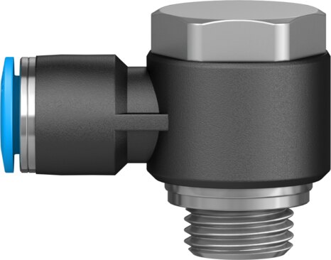Push-in L-fitting