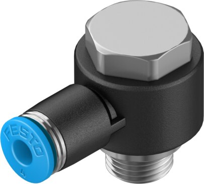 Push-in L-fitting