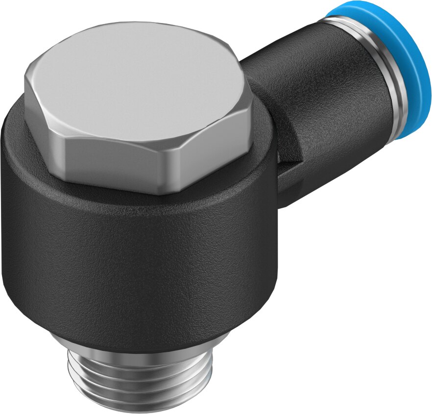 Push-in L-fitting