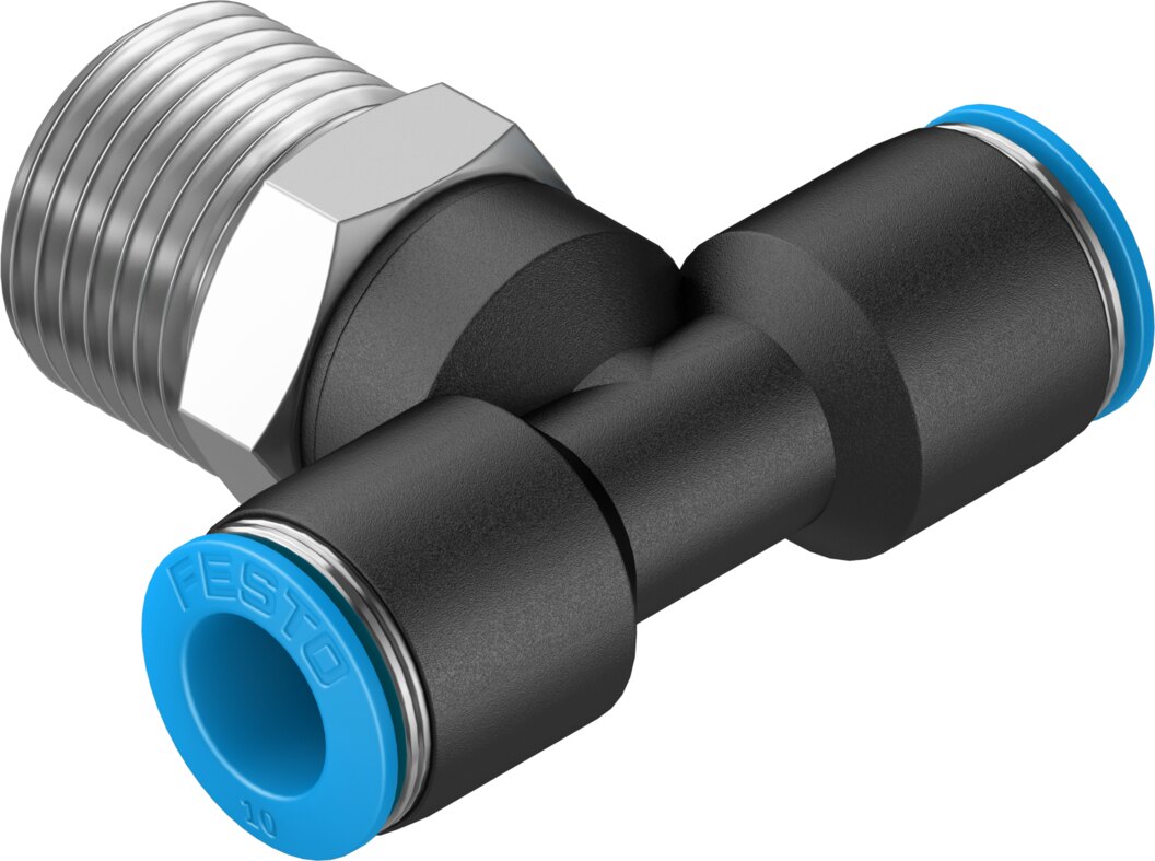 Push-in T-fitting