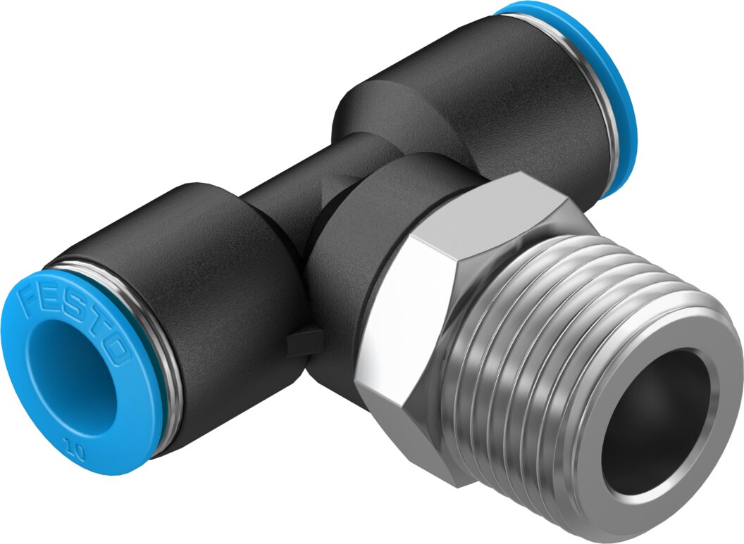 Push-in T-fitting