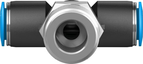 Push-in T-fitting