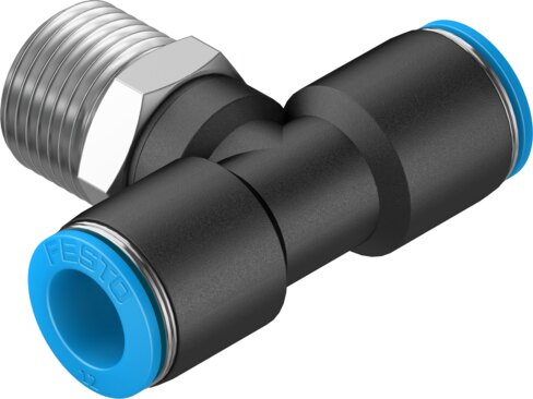 Push-in T-fitting