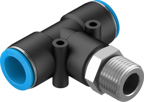 Push-in T-fitting