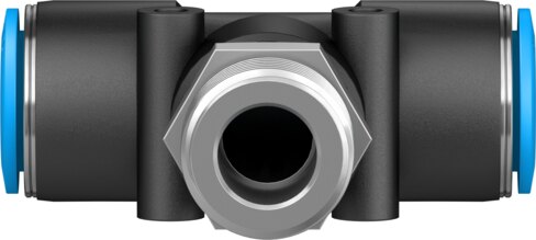 Push-in T-fitting