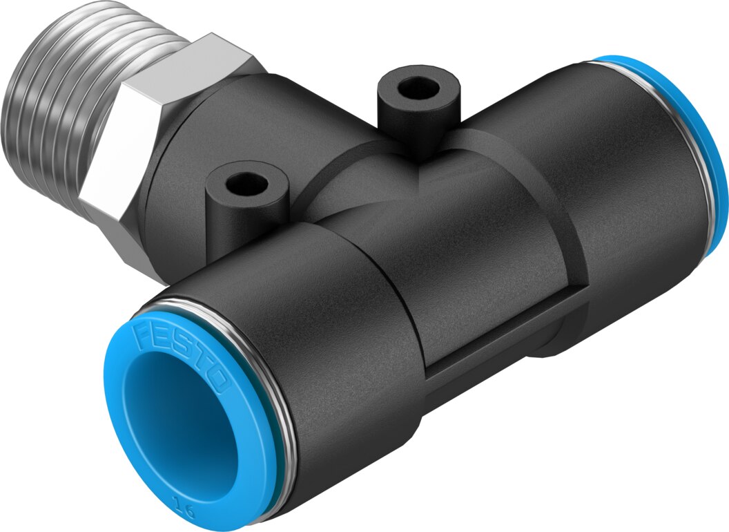 Push-in T-fitting