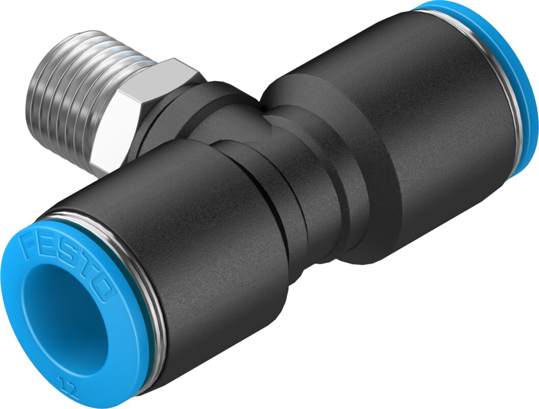Push-in T-fitting