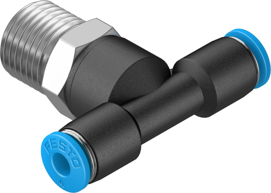 Push-in T-fitting