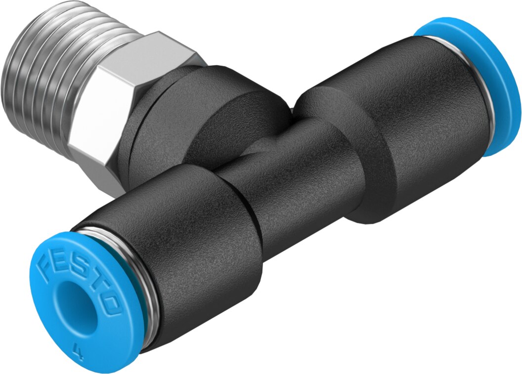Push-in T-fitting