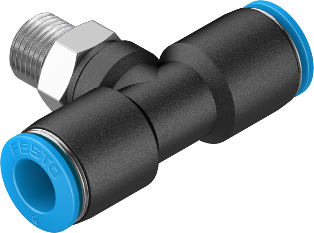 Push-in T-fitting