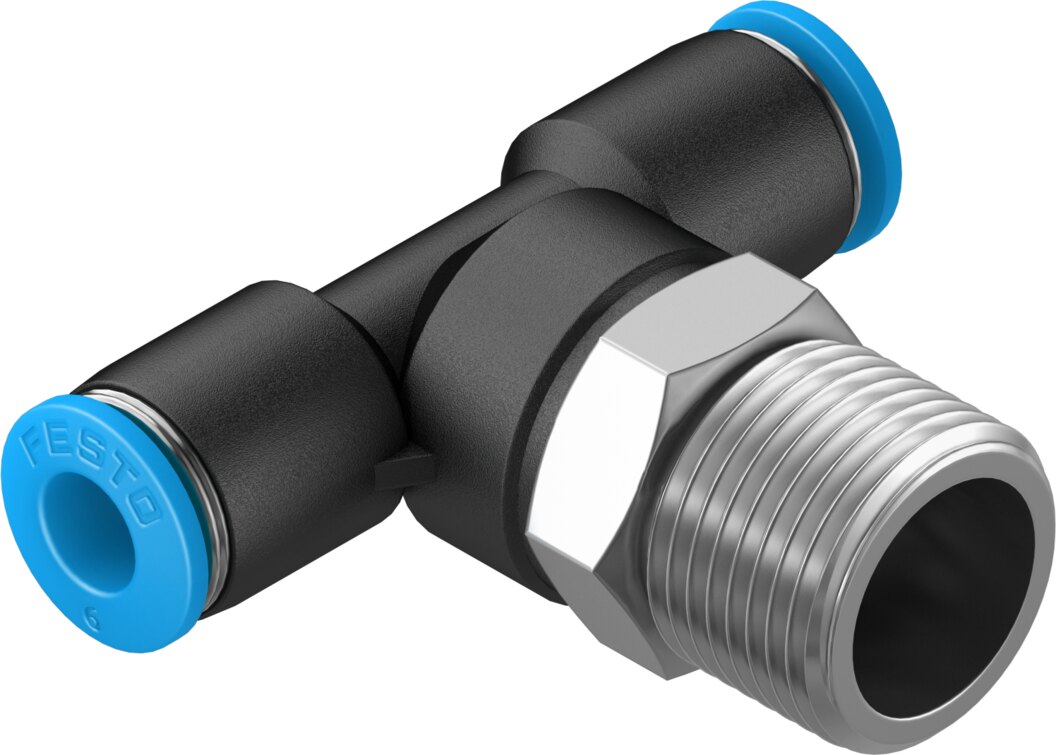 Push-in T-fitting