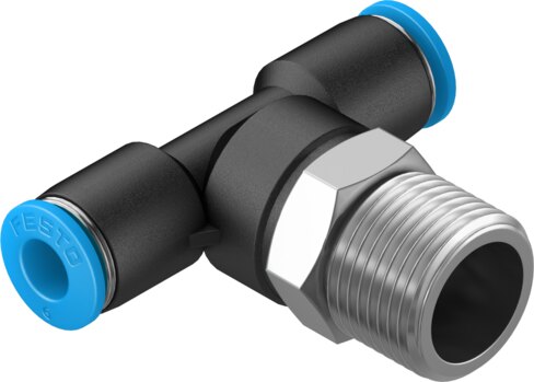Push-in T-fitting