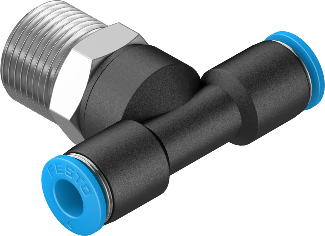 Push-in T-fitting