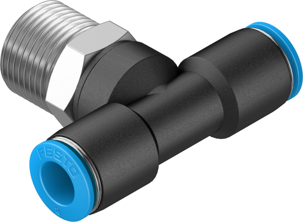 Push-in T-fitting
