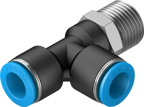 Push-in T-fitting