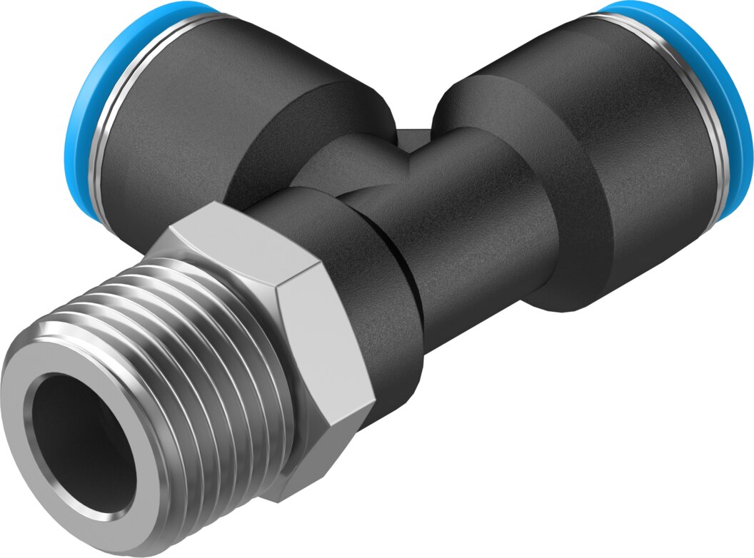 Push-in T-fitting