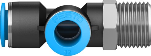 Push-in T-fitting
