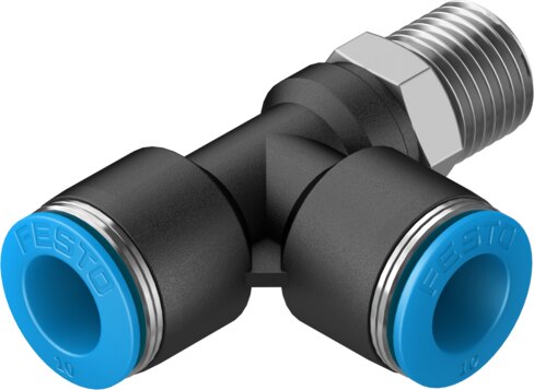 Push-in T-fitting
