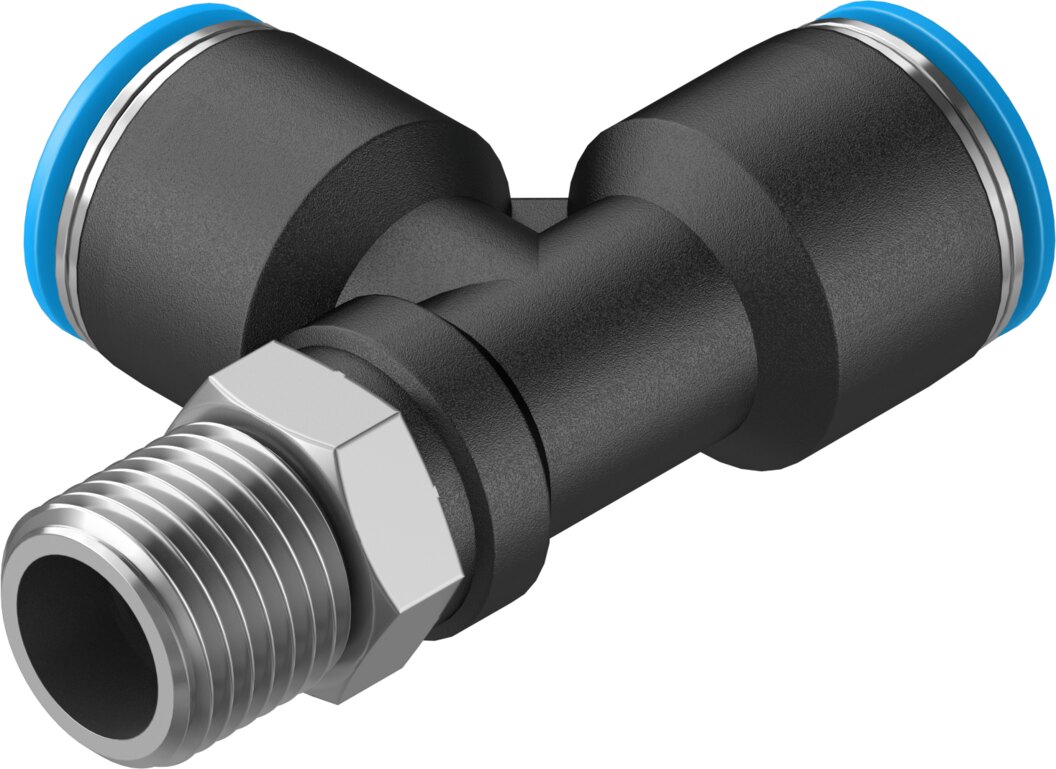 Push-in T-fitting