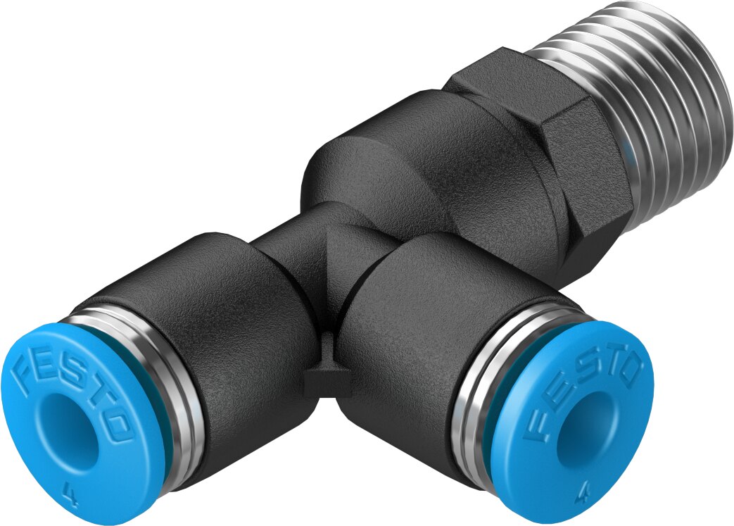 Push-in T-fitting