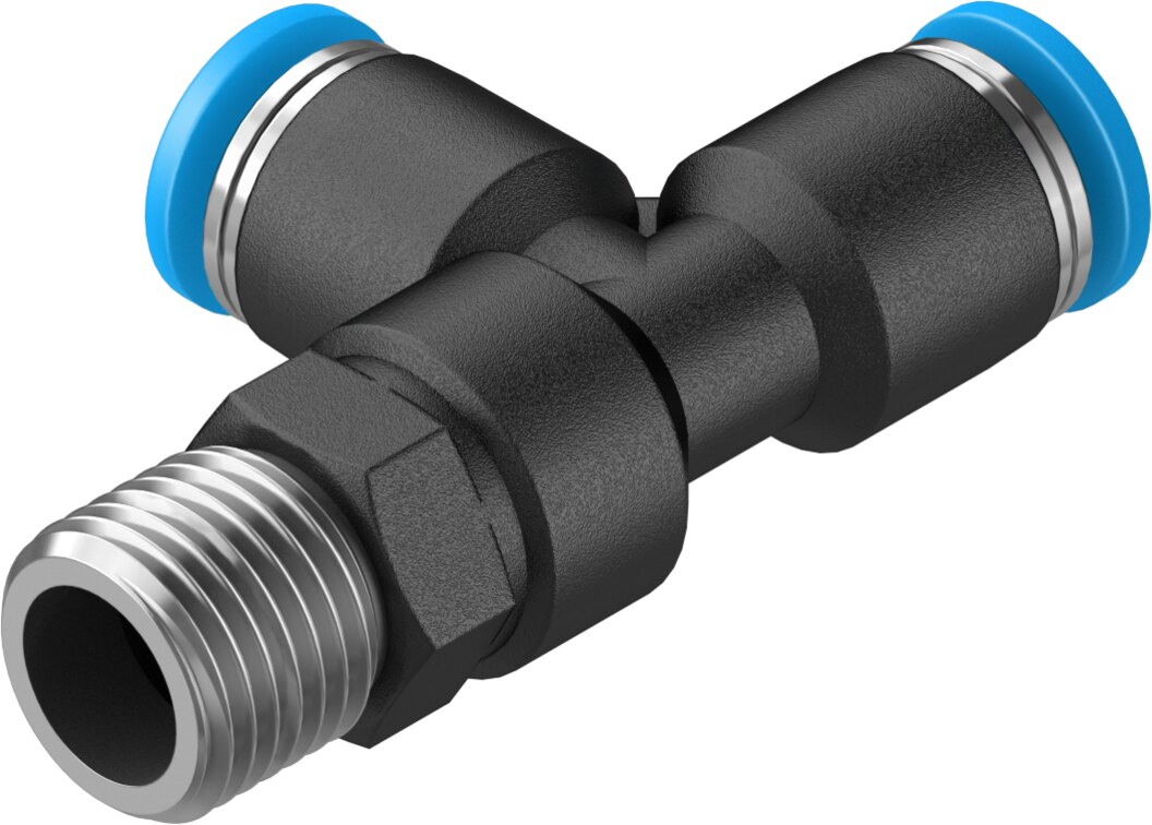 Push-in T-fitting