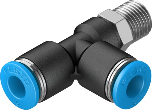 Push-in T-fitting