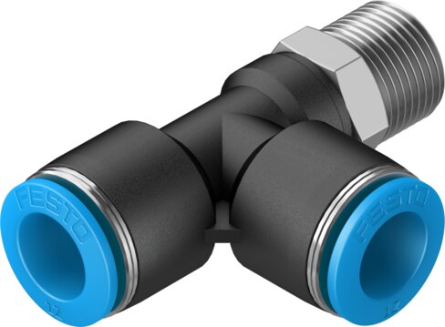 Push-in T-fitting