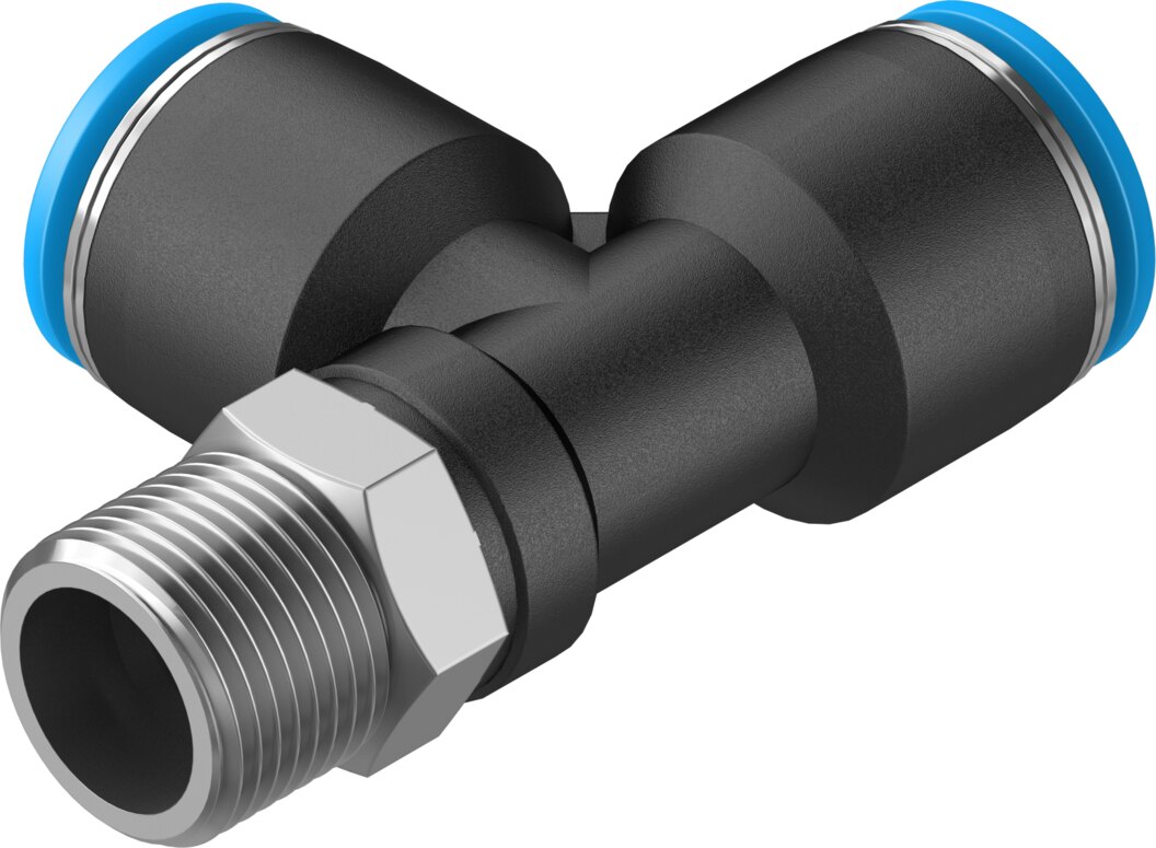 Push-in T-fitting