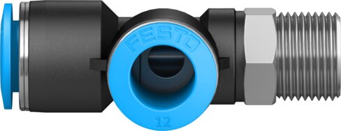 Push-in T-fitting