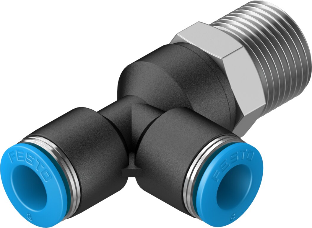 Push-in T-fitting