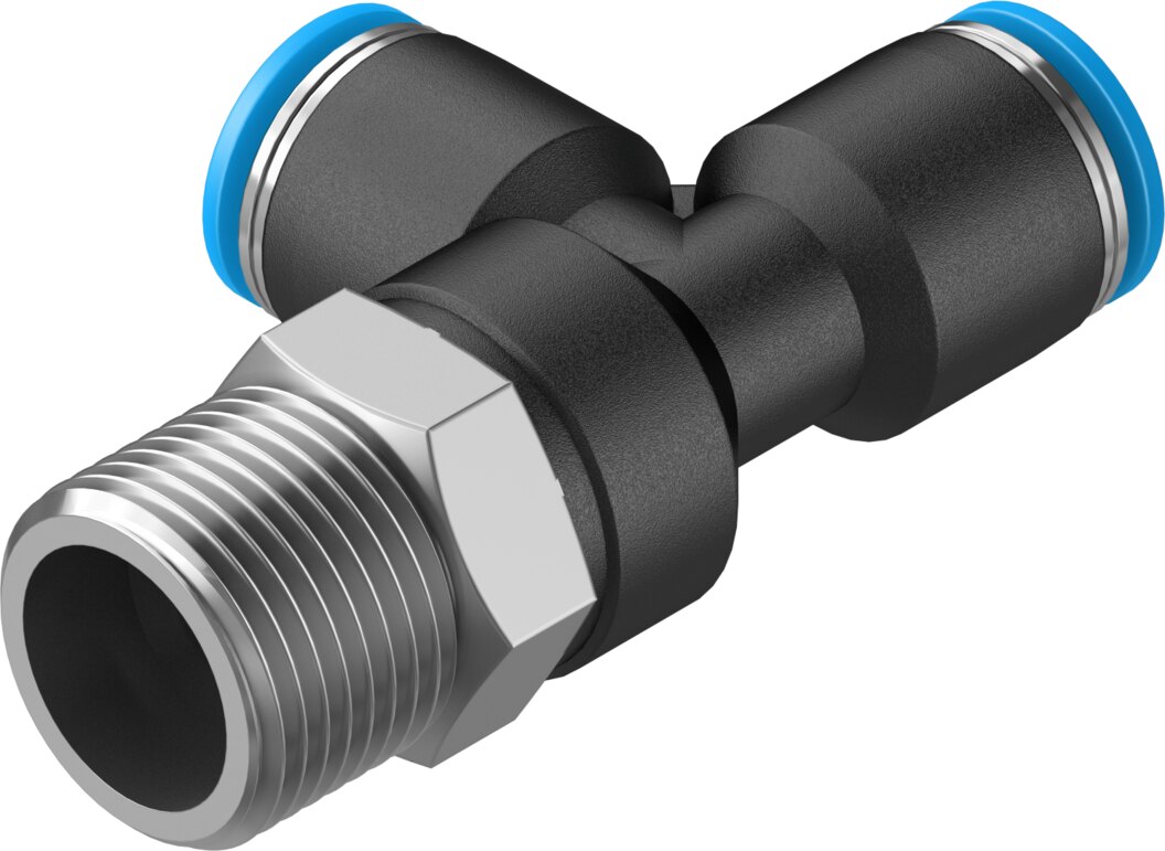 Push-in T-fitting