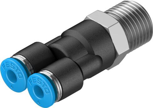 Push-in Y-fitting