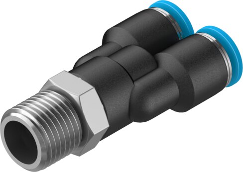 Push-in Y-fitting