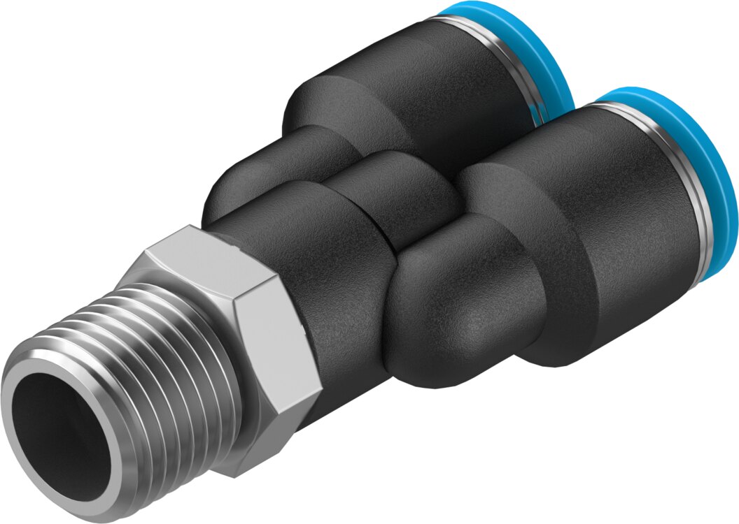 Push-in Y-fitting