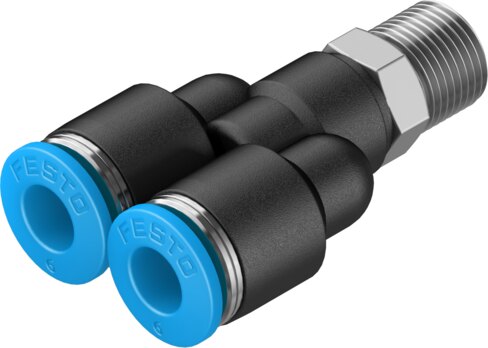 Push-in Y-fitting