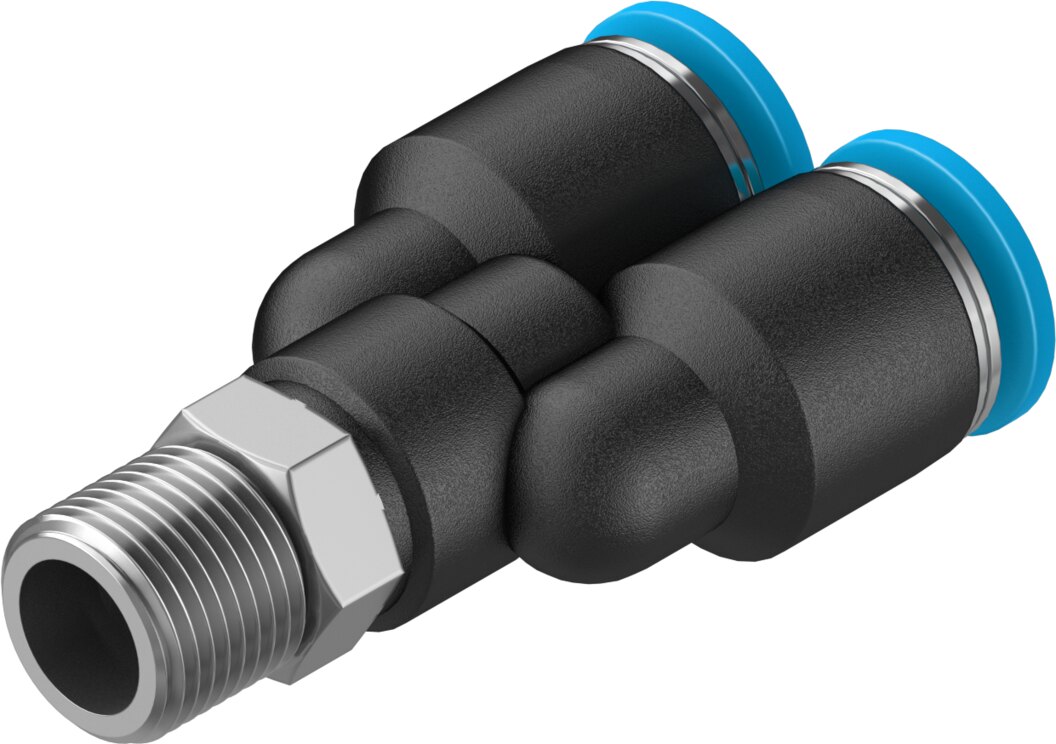 Push-in Y-fitting