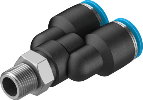 Push-in Y-fitting
