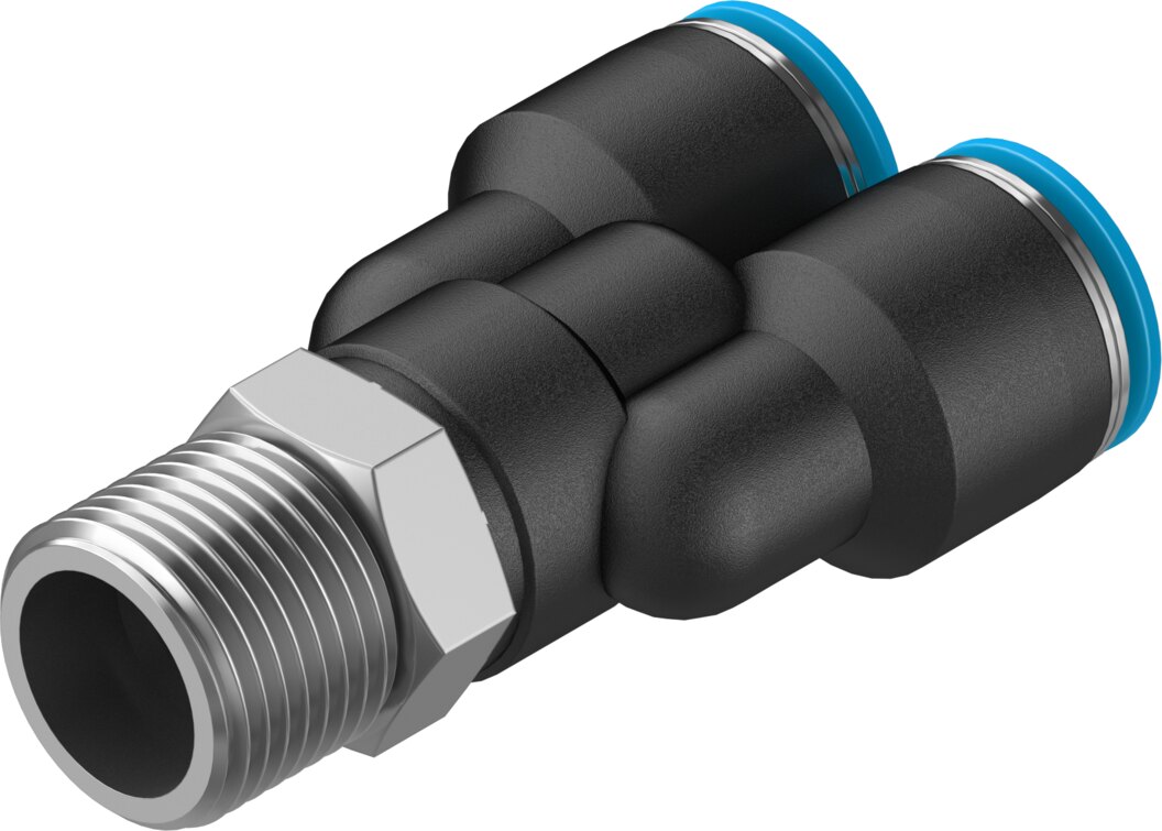 Push-in Y-fitting