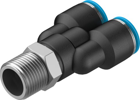Push-in Y-fitting