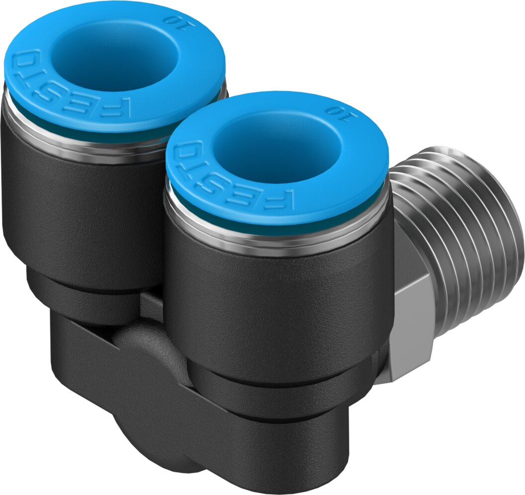 Push-in Y-fitting