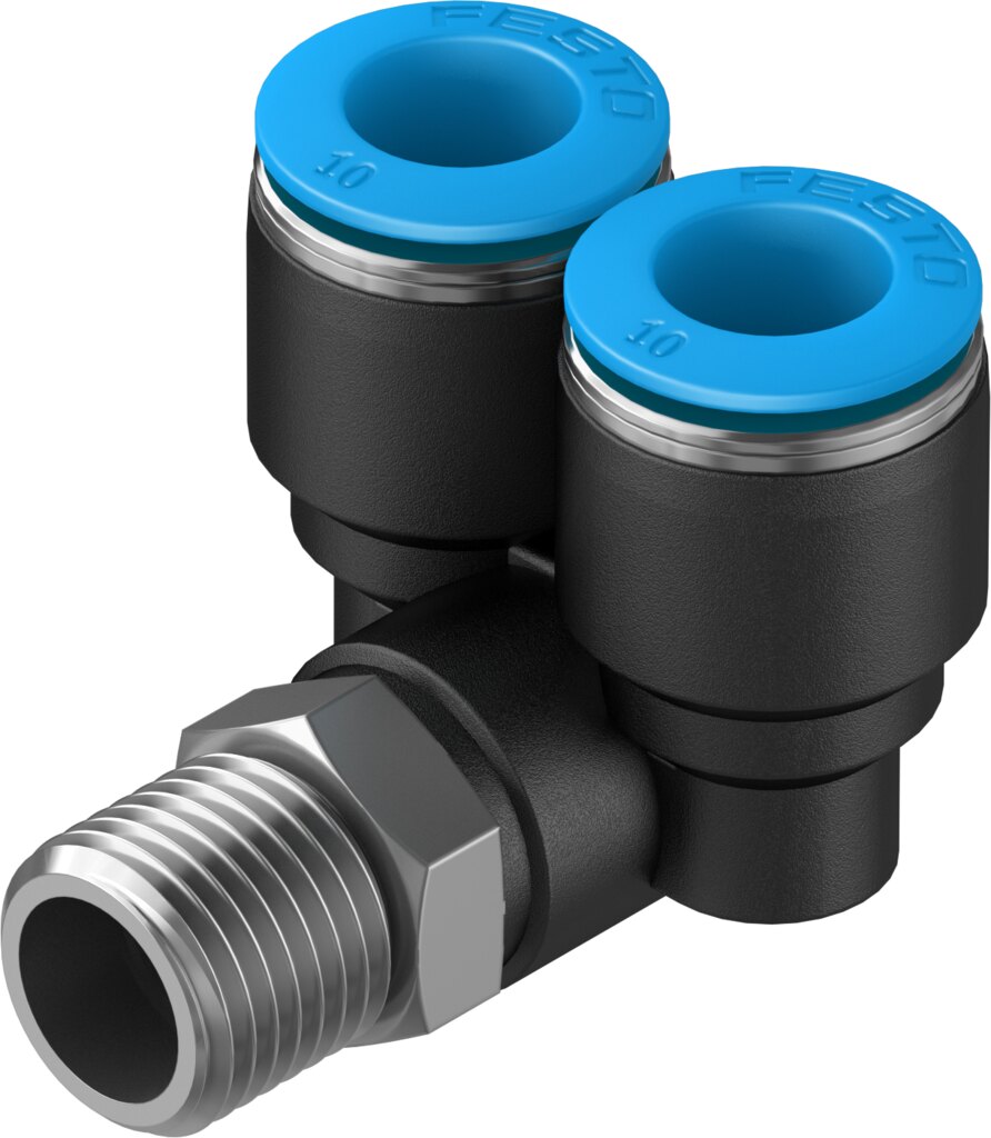 Push-in Y-fitting