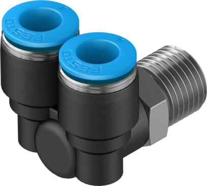 Push-in Y-fitting