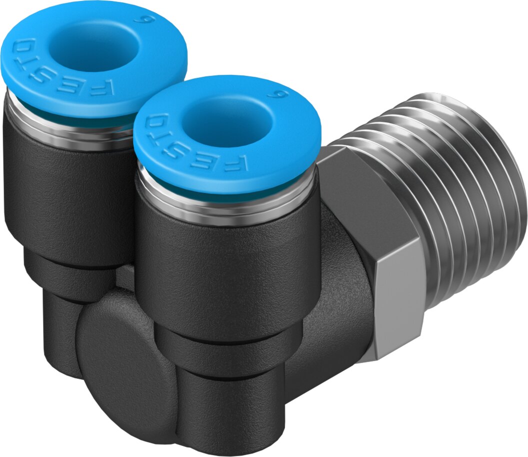 Push-in Y-fitting