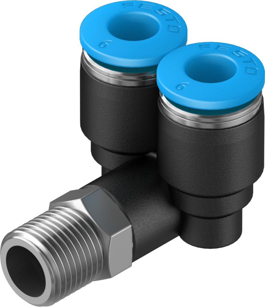 Push-in Y-fitting