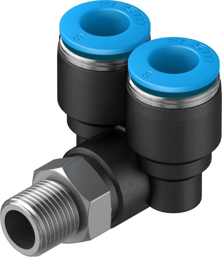 Push-in Y-fitting