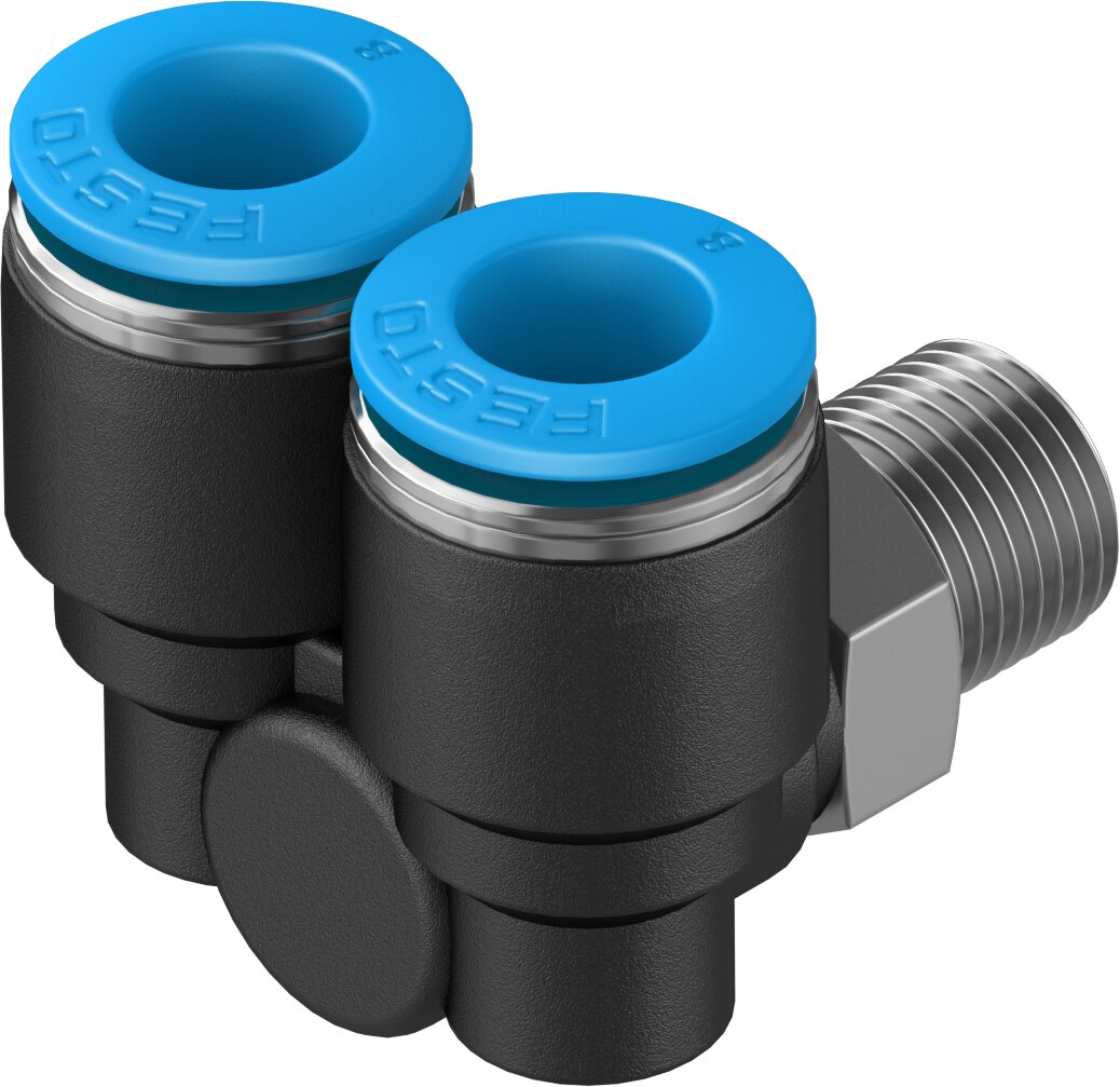 Push-in Y-fitting